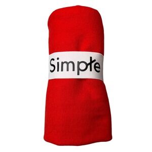 Vibrant Red Ribbed Knit Fabric – 2 Meters -Medium Weight – Soft Stretch Knit -